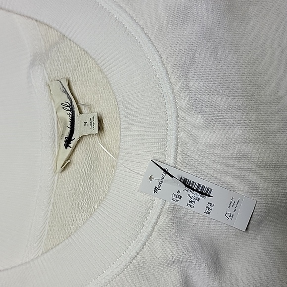 Madewell The McCarren Midweight Crewneck Sweatshirt size medium NWT - Picture 8 of 8